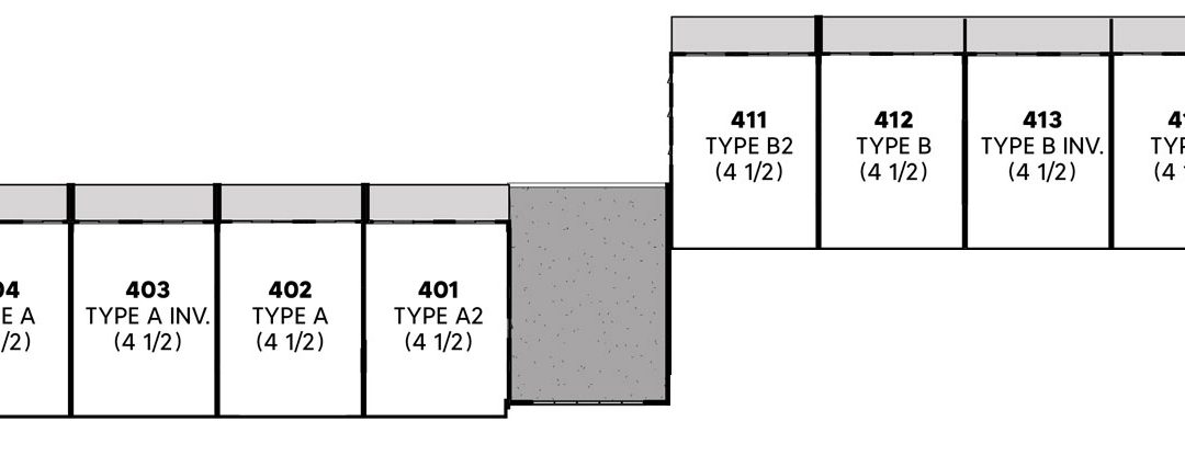 Plan de l&rsquo;étage 4