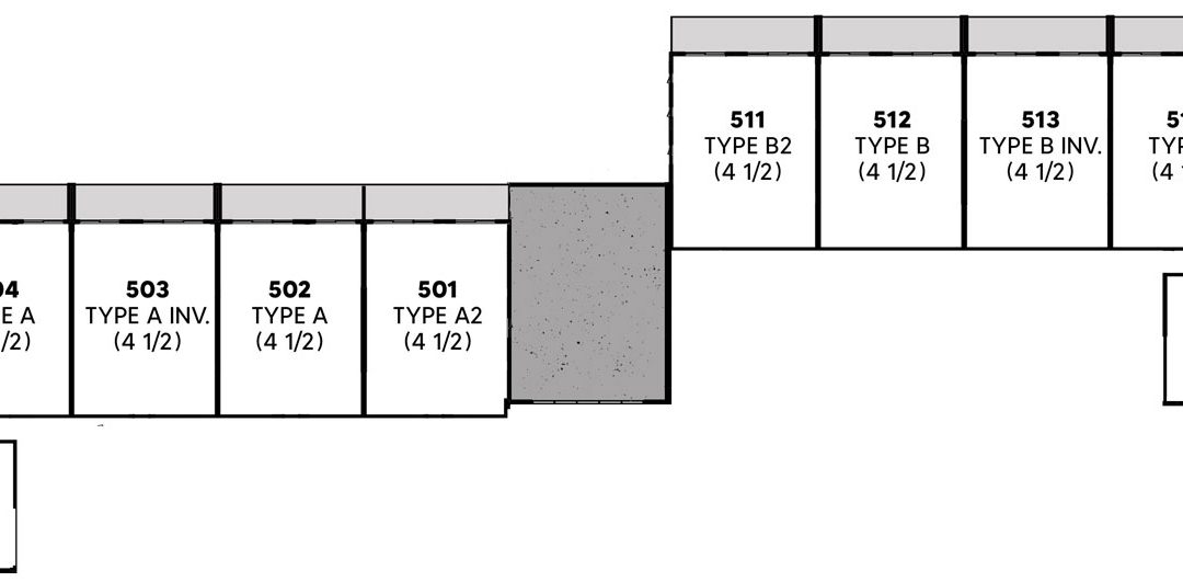 Plan de l&rsquo;étage 5